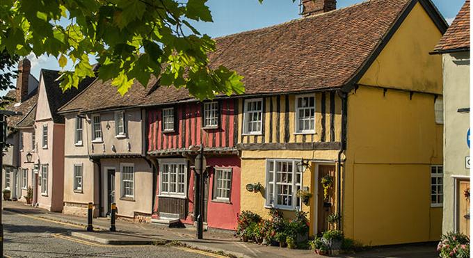 Saffron Walden village houses